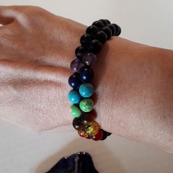 SALE!! Reiki Chakra yoga bracelet NWOT.   4 - Picture 2 of 4